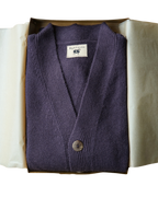 Cardigan in Plum